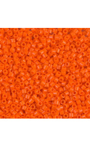 Miyuki delica beads 10/0 - Opaque orange DBM-722